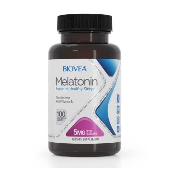 Biovea 5 Mg Melatonin Time Release 100 Tablets 