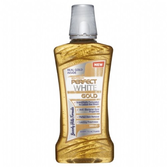 Beverly Hills Formula Perfect White Gold Mouthwash 500ml Beverly Hills Formula Perfect White Gold Mouthwash 500ml