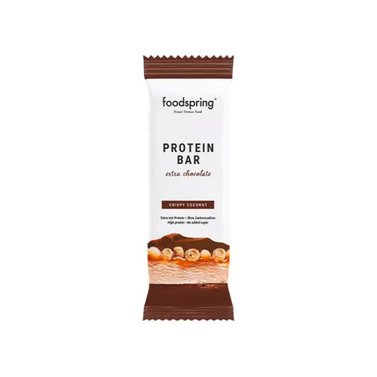 Foodspring Barrita de Proteínas Extra Chocolate 60g Foodspring Barrita de Proteínas Extra Chocolate 60g