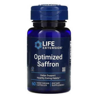 Life Extension Optimized Saffron With Satireal 60 Caps