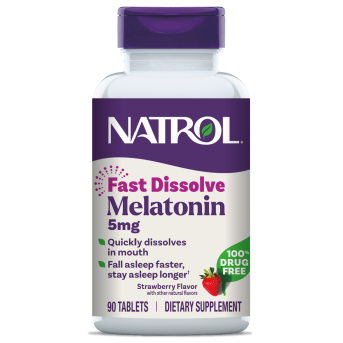 NATROL MELATONINA 5MG FAST DISSOLVE FRESA 150 CAPS 
