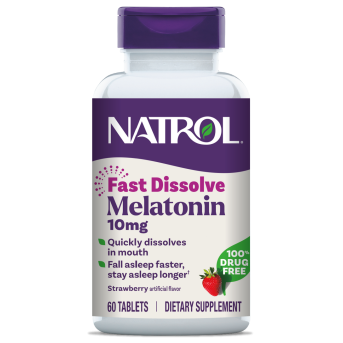 NATROL MELATONIN 10MG FAST DISSOLVE LIMON 100 CAPS 