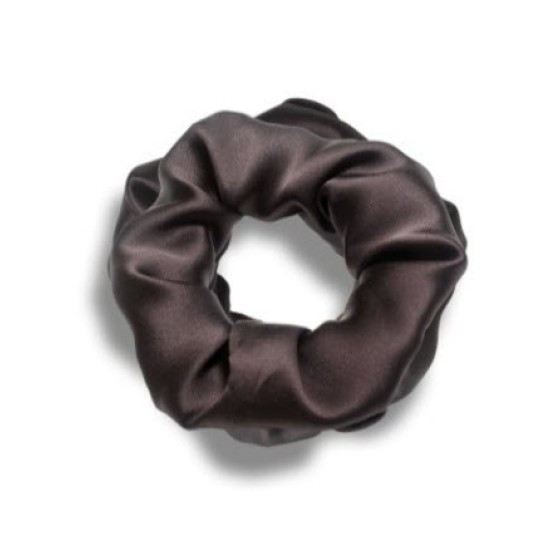 Pilo Silk Hair Ties Mulberry Marron Ancho