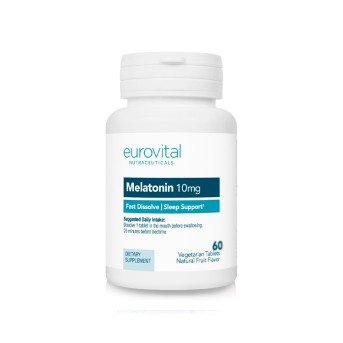 Eurovital Melatonin 10 mg Fast Dissolve 60 Cap
