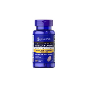 Puritan's Pride Melatonina 5mg Bi-layered 60 tablets 