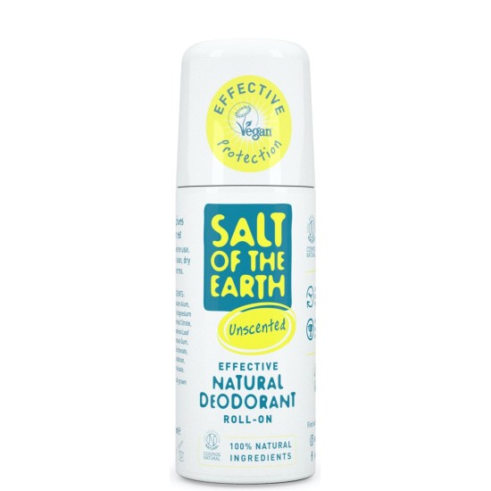 Salt Of The Earth Unscented Roll On 75ml Salt Of The Earth Unscented Roll On 75ml