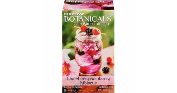 Cold Water Infusion Blackberry Raspberry Hibiscus | Bigelow Botanicals
