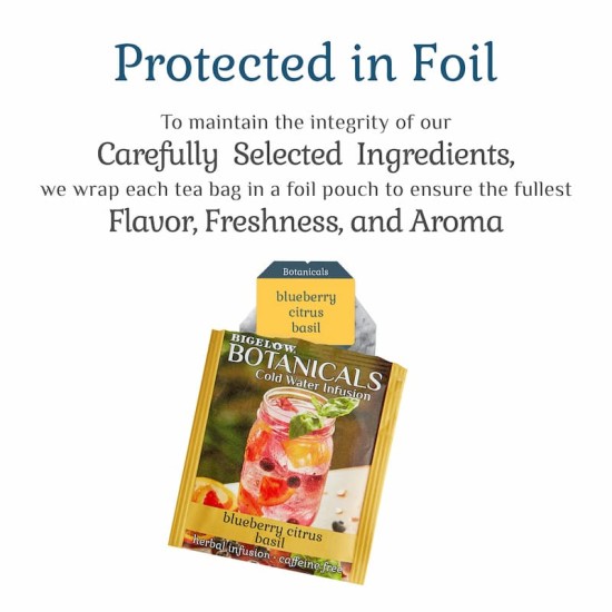 Bigelow Botanicals Cold Water Infusion Blueberry Citrus Basil Bigelow Botanicals Cold Water Infusion Blueberry Citrus Basil