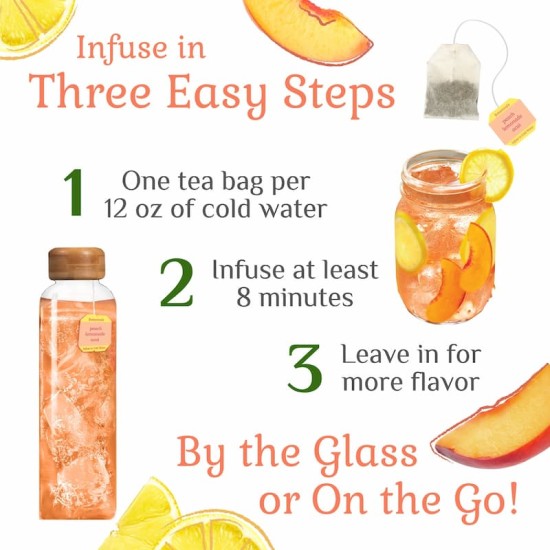 Bigelow Botanicals Cold Water Infusion Peach Lemon Acai Bigelow Botanicals Cold Water Infusion Peach Lemon Acai