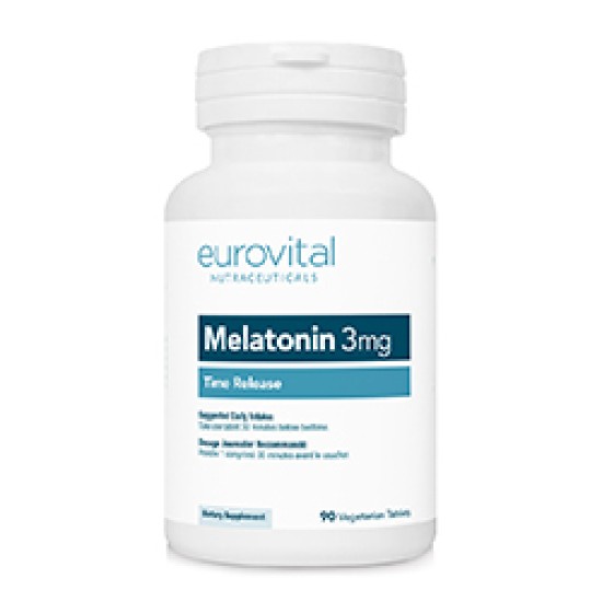 Eurovital Melatonin 3mg Time Release 90 Caps