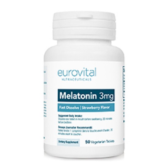 Eurovital Melatonin 3mg Fast Dissolve 50 Tab