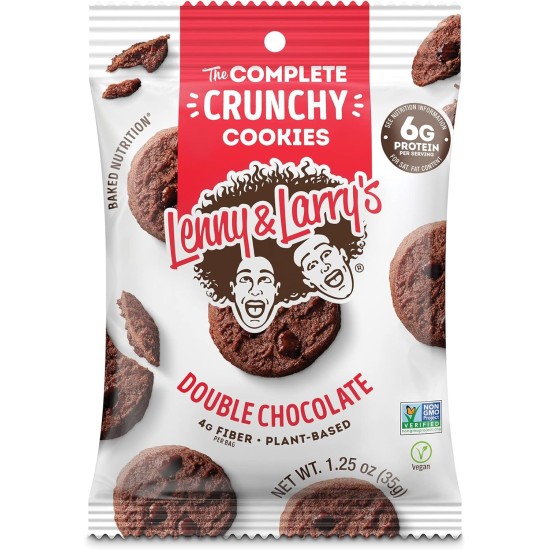 Lenny & Larry's The Complete Crunchy Cookies Double Chocolate 35G Lenny & Larry's The Complete Crunchy Cookies Double Chocolate 35G