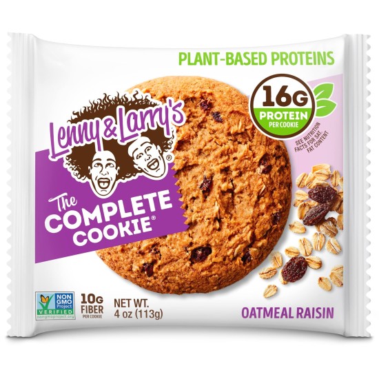 Lenny & Larry's The Complete Cookie Oatmeal Raisin 113g Lenny & Larry's The Complete Cookie Oatmeal Raisin 113g