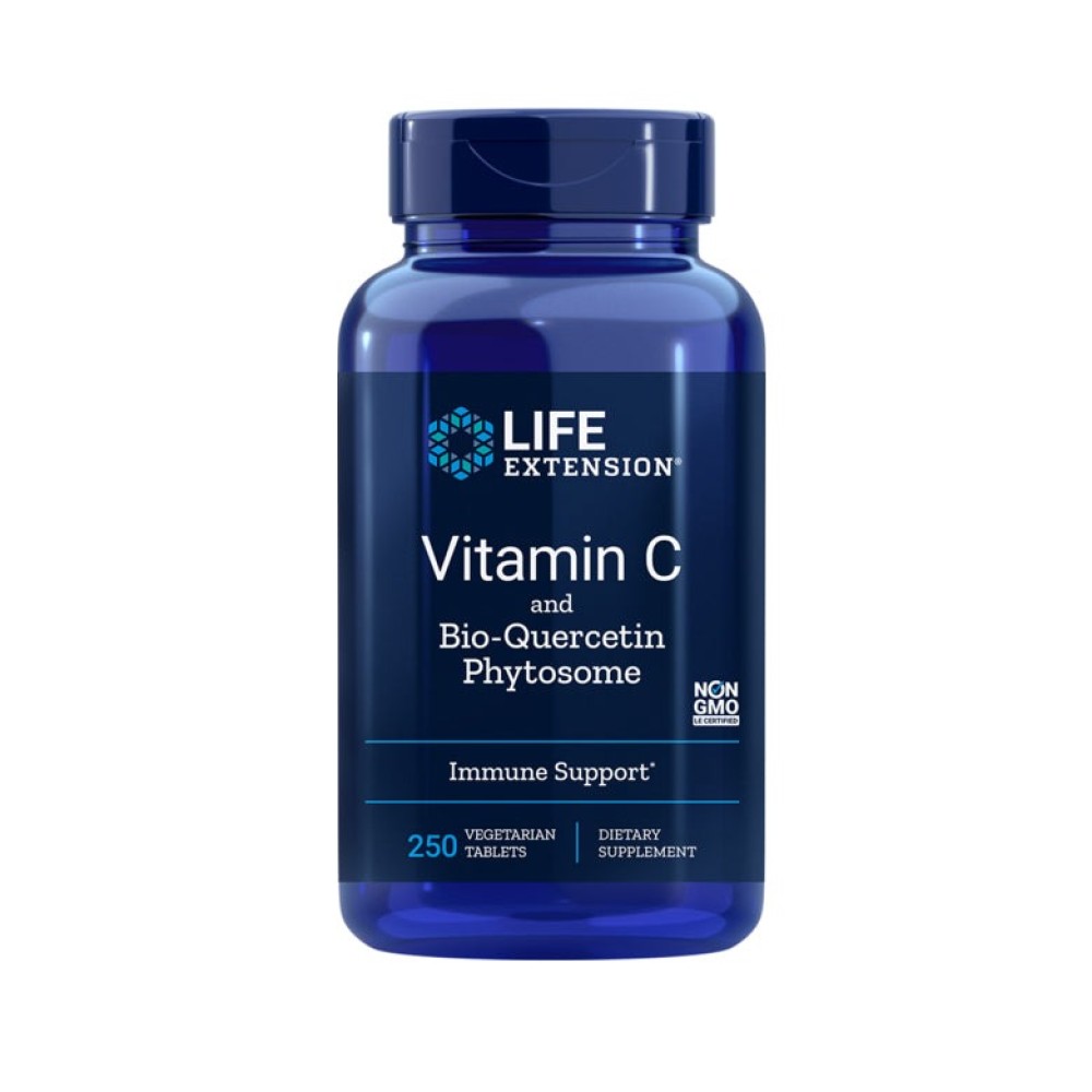 Life Extension Vitamin C & BioQuercetin Phytosome 250 Tablets