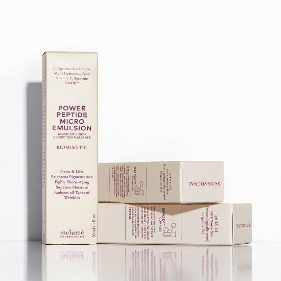 MELUMÉ Skinscience Power Peptide Micro Emulsion 30ml MELUMÉ Skinscience Power Peptide Micro Emulsion 30ml