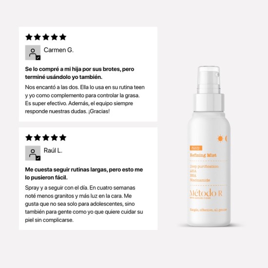 Método R REFINING MIST 50ML