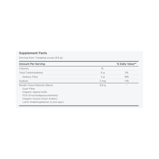 Nordic Prebiotic Powder 204g Nordic Prebiotic Powder 204g