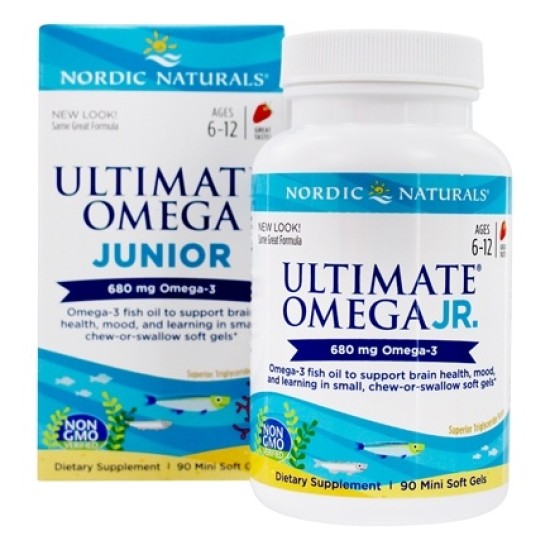 Nordic Ultimate Omega Junior 90 Gels Fresa Nordic Ultimate Omega Junior 90 Gels Fresa