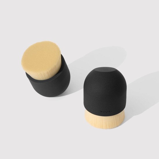 Nuori Caressing Facial Brush Black Nuori Caressing Facial Brush Black