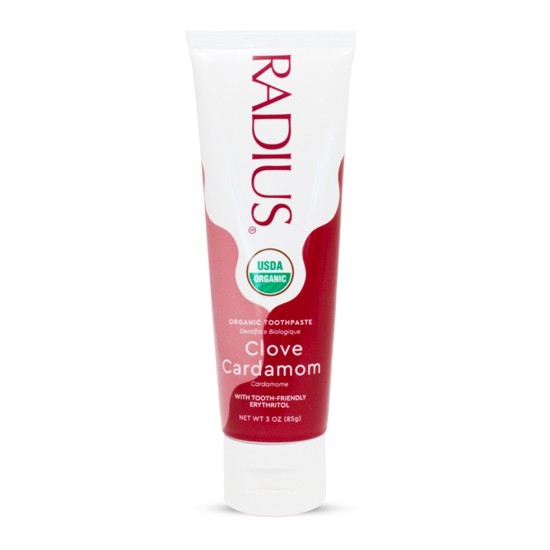 RADIUS Organic Toothpaste Clove Cardamom 3 oz (85g) RADIUS Organic Toothpaste Clove Cardamom 3 oz (85g)