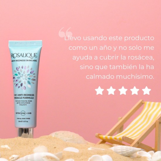 ROSALIQUE Anti Redness Skincare 3 In 1 Antiredness Miracle Formula