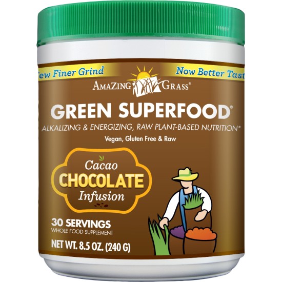 Green Superfood Chocolate Infusion 30 Servings 240g Green Superfood Chocolate Infusion 30 Servings 240g