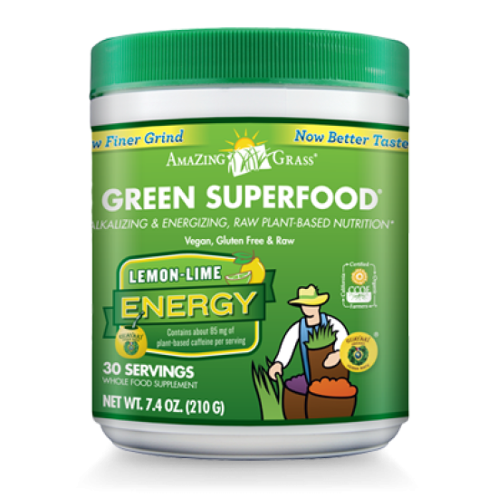 Green Superfood Energy Lemon-Lime 30 Servings 210g