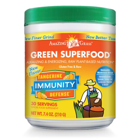 Green Superfood Immunity Tangerine 30 Servings 210g