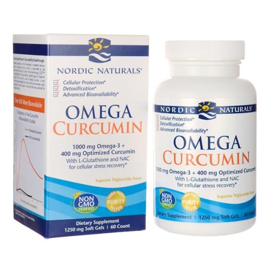 Nordic Omega MEMORY SUPPORT with Curcumin 60 cápsulas