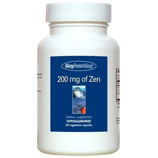 Allergy Research Group 200mg Of Zen 60 Cápsulas