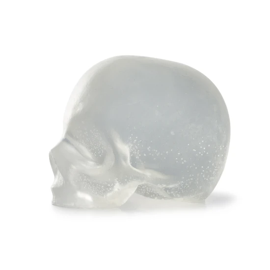 Rebels black & clear glycerin skull soap pack 3