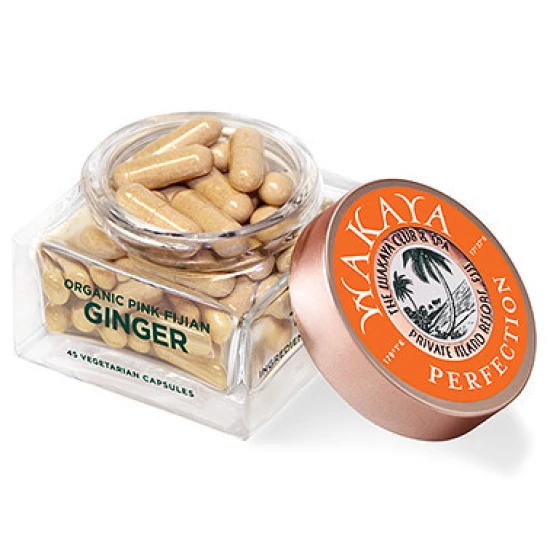Pink Fijian Wakaya Organic Pink Fijian Ginger Capsules 45x380gr