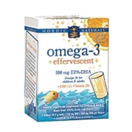 Nordic Omega-3 Effervescent 500mg Orange
