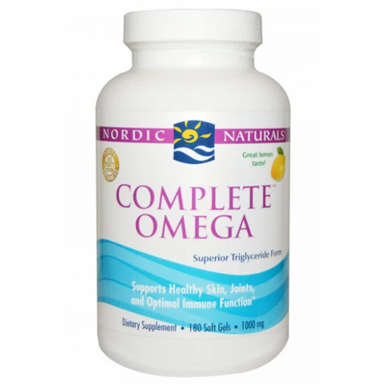 Nordic Complete Omega-3.6.9 180 Softgels Lemon