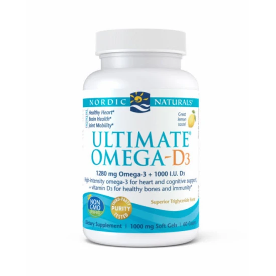 Nordic Omega D3 120 Softgels   