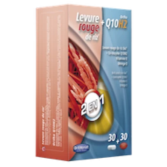 Orthonat Levure Rouge De Riz + Q10h2