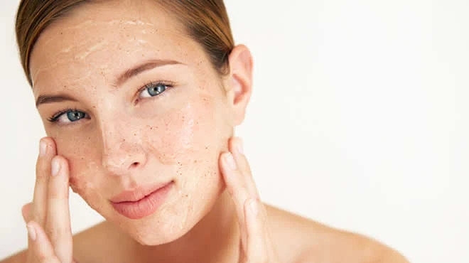 rostro joven de bella mujer