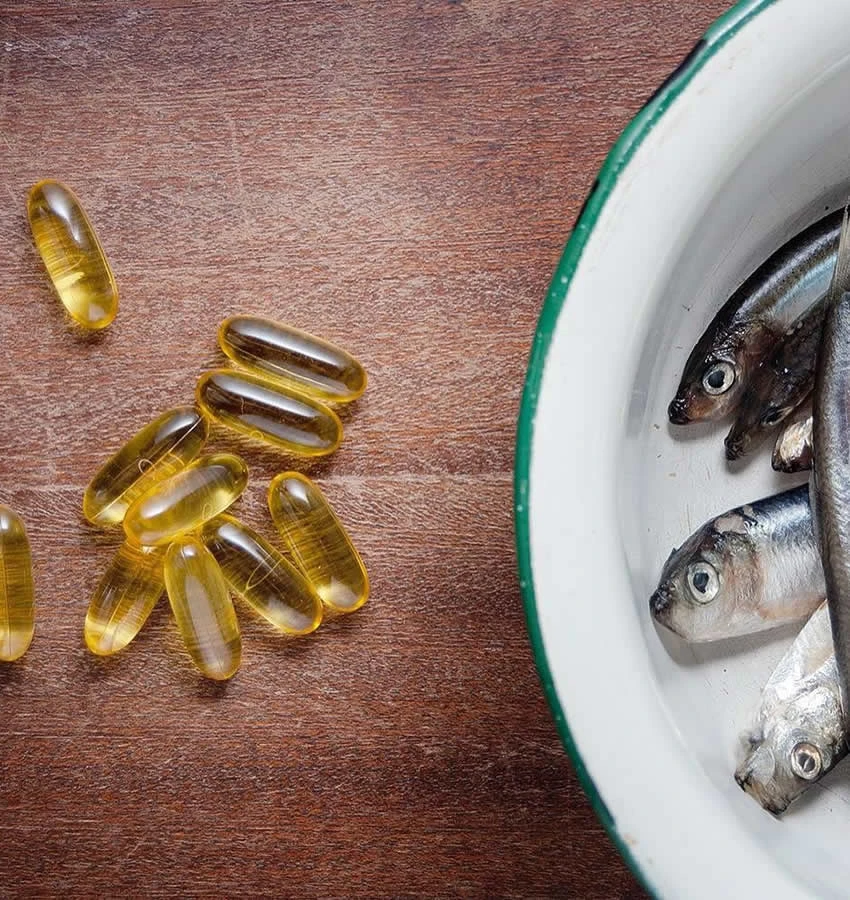 pescado y suplementos de omega