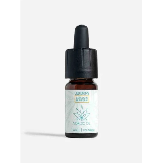 Nordic Oil Cbd Drops 15% Curcumin Piperin 10ml