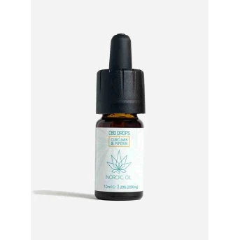 Nordic Oil Cbd Drops 20% Curcumin Piperin 10ml 