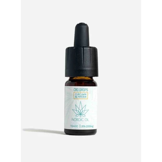 Nordic Oil Cbd Drops 20% Curcumin Piperin 10ml