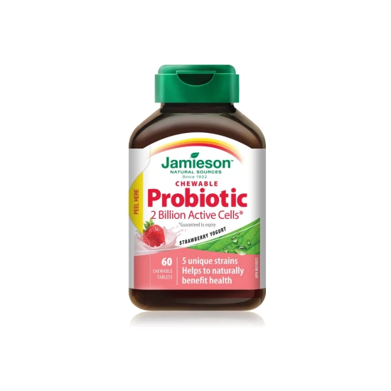 Jamieson Probiotic mastegable 60 comprimits