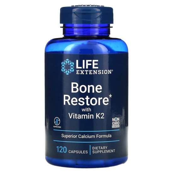 Life Extension Bone Restore With Vitamin K2 120 caps