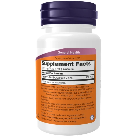Now foods 7-keto 100mg 120 cps