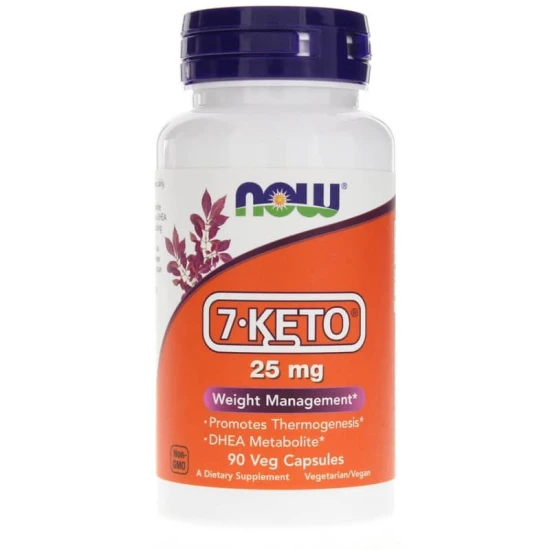 Now Foods 7-Keto 25mg 90 Caps