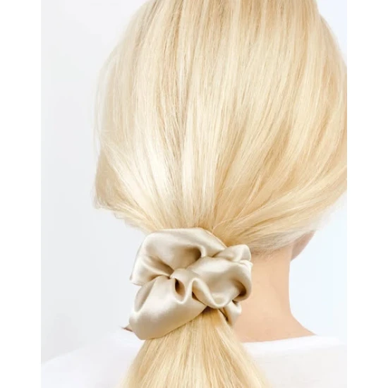 Pilo Silk Hair Ties Mulberry Beige Ancho