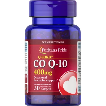 Puritan's pride Q-Sorb co Q-10 400mg 30 softgels
