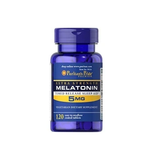 Puritan's Pride Melatonin 5mg Time Release 120 tablets