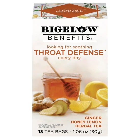 Bigelow Benefits Throat Defense Gingebre Mel Llimona