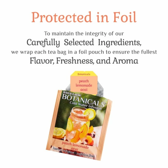 Bigelow Botanicals Infusió d'Aigua Freda Préssec Llimona Açaí